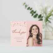 Foto Afstuderen Roos Gold Budget Hartelijk dank (Staand voorkant)