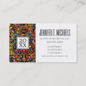 Foto Afstuderen | Schimmelpatroon Contactkaartje (Achterkant)