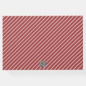 Foto Afstuderen School Rood en Wit Gastenboek (Achterkant)