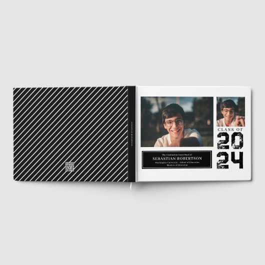 Foto Afstuderen School Zwart-wit Gastenboek (Volledig)