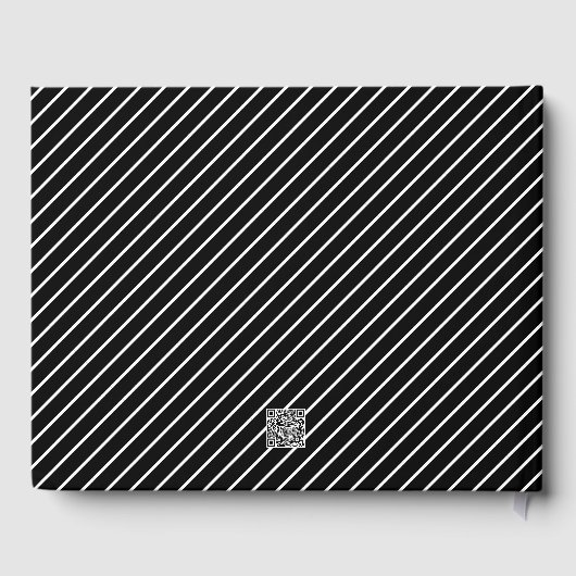 Foto Afstuderen School Zwart-wit Gastenboek (Achterkant)