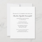 Foto Afstuderen Script Graduation Party nodigt uit Kaart (Achterkant)