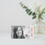 Foto Afstuderen | sierpatroon Contactkaartje (Staand voorkant)