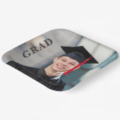 Foto Afstuderen Uitnodiging Papieren Bordje (Gebogen)