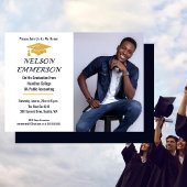 Foto Afstuderen Uitnodiging van de Partij van de V