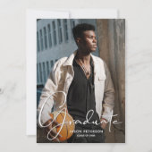 Foto-Afstuderen vieren Afstuderen Aankondiging (Voorkant)