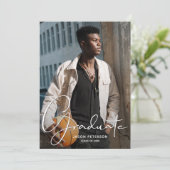 Foto-Afstuderen vieren Afstuderen Aankondiging (Staand voorkant)