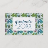 Foto Afstuderen | vispatroon Contactkaartje (Achterkant)