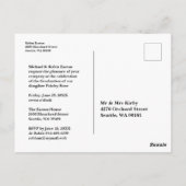 Foto Afstuderen Whimsical Modern Script Calligraph Briefkaart (Achterkant)