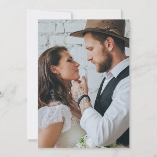 Foto Agate Burgundy Silver Navy Save the Date (Achterkant)