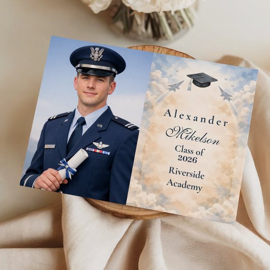 Foto Air Force Academy Afstuderen Aankondiging