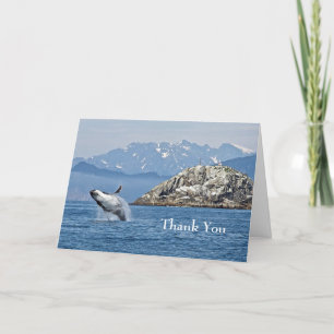 Foto Alaska Humpback Whale Willife Bedankkaart