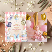 Foto Alice in One-derland 1e Verjaardag Kaart