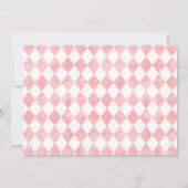 Foto Alice in Wonderland Baby shower Kaart (Achterkant)