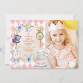 Foto Alice in Wonderland Verjaardag Kaart (Voorkant)