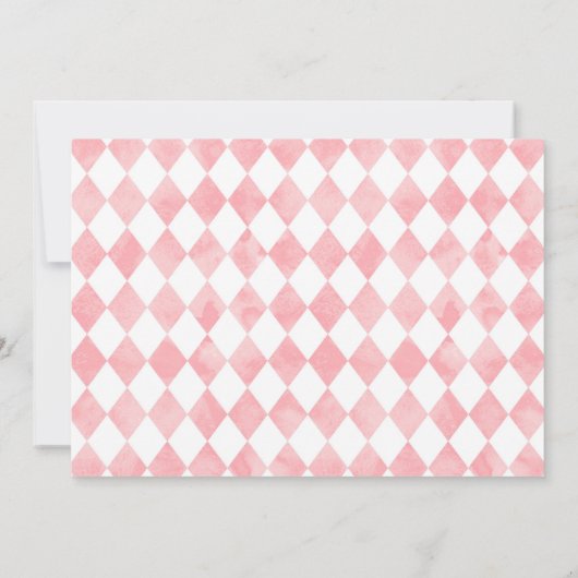 Foto Alice in Wonderland Verjaardag Kaart (Achterkant)