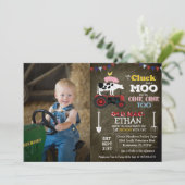 FOTO/ALLE LEEFTIJDEN - Boerderij Boy Verjaardagsui Kaart (Staand voorkant)