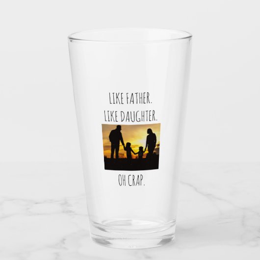 Foto Als Vader Als dochter / zoon Glas (Voorkant)