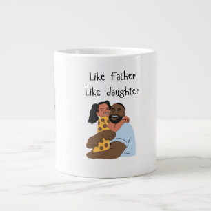 Foto Als Vader Als dochter / zoon Grote Koffiekop