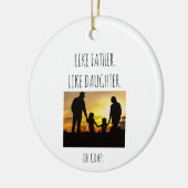 Foto Als Vader Als dochter / zoon Keramisch Ornament (Links)