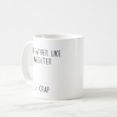 Foto Als Vader Als Dochter/Zoon Koffie Koffiemok (Voorkant links)