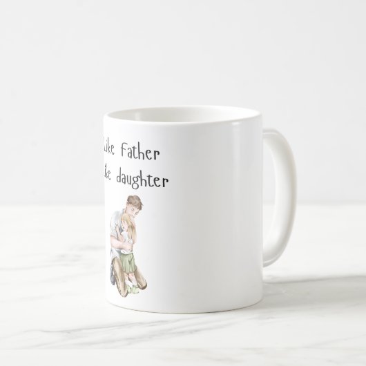 Foto Als Vader Als dochter / zoon Koffiemok (Voorkant rechts)