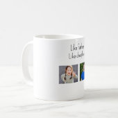 Foto Als Vader Als dochter / zoon Koffiemok (Voorkant links)