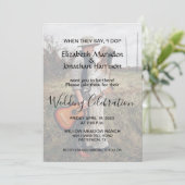 Foto als ze zeggen dat ik gitaarland bruiloft kaart (Staand voorkant)