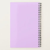 Foto Anemoon op Licht Lila Trouw Planner (Achterkant)