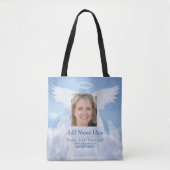 Foto Angel Memorial Tote Bag (Voorkant)