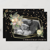 *~* Foto AP20 Family Corporate Kerstparty Kaart (Voorkant / Achterkant)