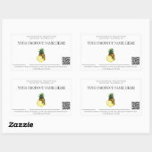 *~* Foto AP30 DEHYDRATED Fruit QR Rectangular Sti Rechthoekige Sticker (Vel)