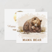 *~* Foto AP72 Mama Beer Jongen Moederdag kaart (Voorkant / Achterkant)