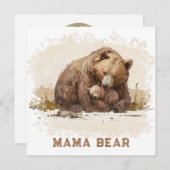 *~* Foto AP72 MAMA BEER Welp Moederdag kaart (Voorkant / Achterkant)