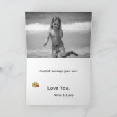 *~* Foto AP86 IK HOU VAN JE PAPA Vaderdag Kaart (Binnen)