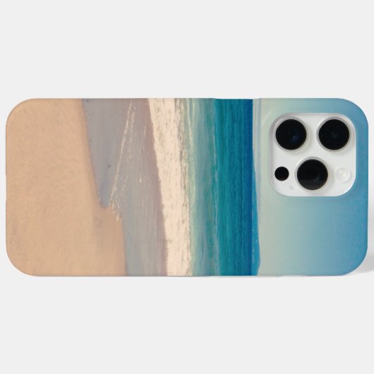 Foto Aqua Beach Scene Case-Mate iPhone Case (Achterkant (horizontaal))