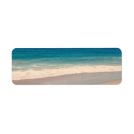 Foto Aqua Beach Scene Etiket