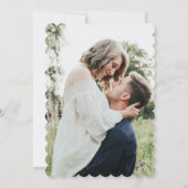 Foto Aqua Blauwgroen Geode Agaat bruiloft Kaart (Achterkant)