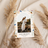 Foto Arch Botanische Bloemen Save the Date