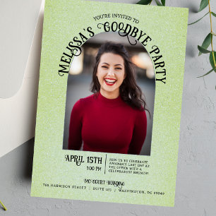 Foto Arch Goodbye Farewell Party Invitation Kaart