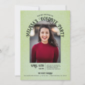 Foto Arch Goodbye Farewell Party Invitation Kaart (Voorkant)