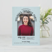 Foto: Arch Goodbye Farewell Party Kaart (Staand voorkant)