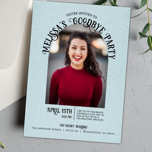 Foto: Arch Goodbye Farewell Party Kaart