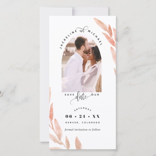 Foto arch, Perzikverbinding opslaan Bladwijzer Dat (Voorkant)