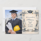 Foto Architect Student Afstudeerontwerp Aankondiging (Voorkant)