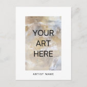 Foto Art Briefkaart Sjabloon toevoegen (Voorkant)