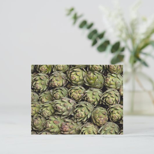 Foto Artichokes Briefkaart (Staand voorkant)
