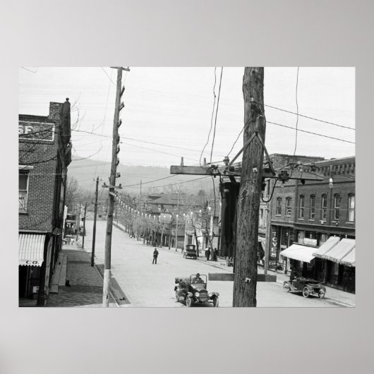  foto Asheville North Carolina 1916 Poster (Voorkant)