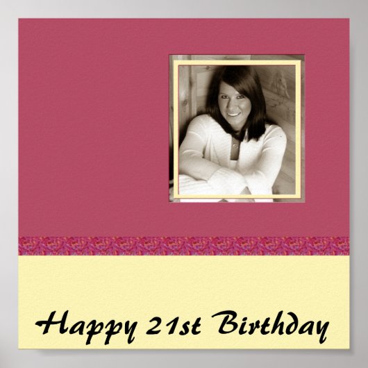  FOTO-AUTOGRAFIEK VOOR FOTO-POSTER POSTER (Voorkant)