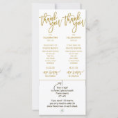 Foto-automaat frame-inserts | Brush Script (Goud) (Voorkant)